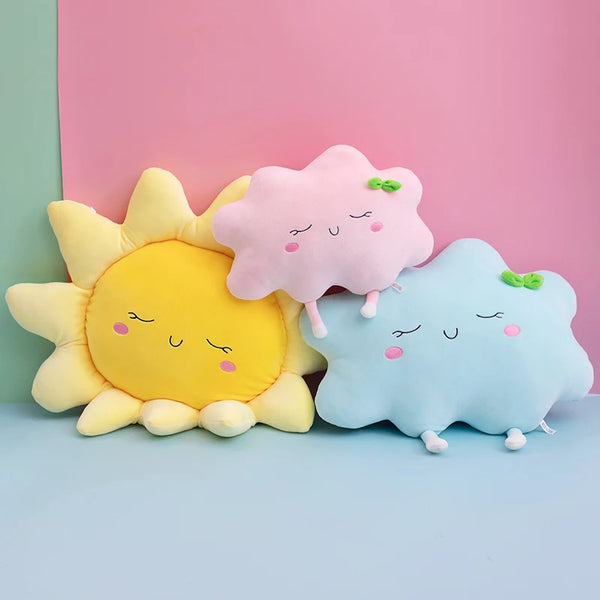 Cute Sun  Pillow Stuffed Soft Creative Plush Sun Cloud Toy