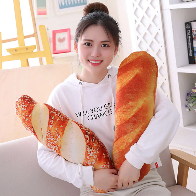 Simulational Bread Plush Pillow