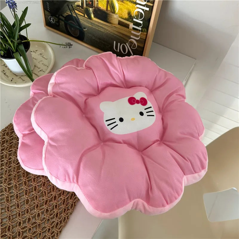 40cm Sanrio Hello Kitty Flower Cushion Office Chair