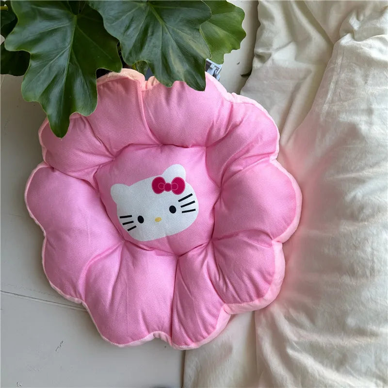 40cm Sanrio Hello Kitty Flower Cushion Office Chair